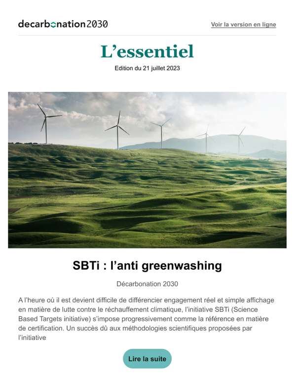 Decarbonation des collectivités